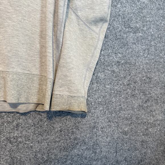 Nike Tech Sweatshirt Mens Medium Gray Full Zip Tech Fleece Swoosh Stretch Flaw - Picture 11 of 12